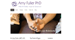 Desktop Screenshot of amyfullerphd.com